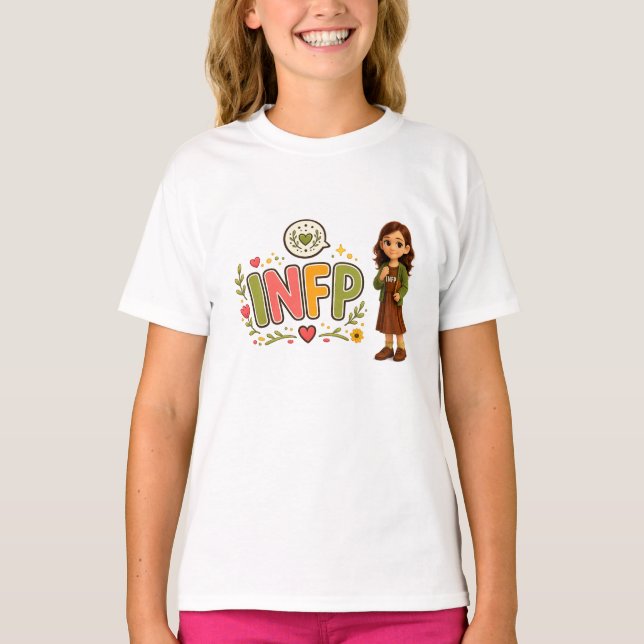 INFP — A Sonhadora Criativa T Shirt (Framsida)