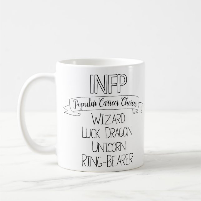 INFP drömmaren Kaffemugg (Vänster)