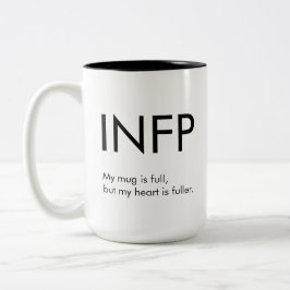 INFP Heart är fullare Mugg Gift