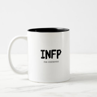 INFP - Mediatorn (svart) Två-Tonad Mugg