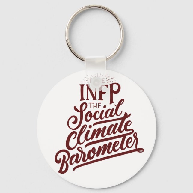 INFP persontyp MBTI:s empath Classic design Nyckelring (Framsida)
