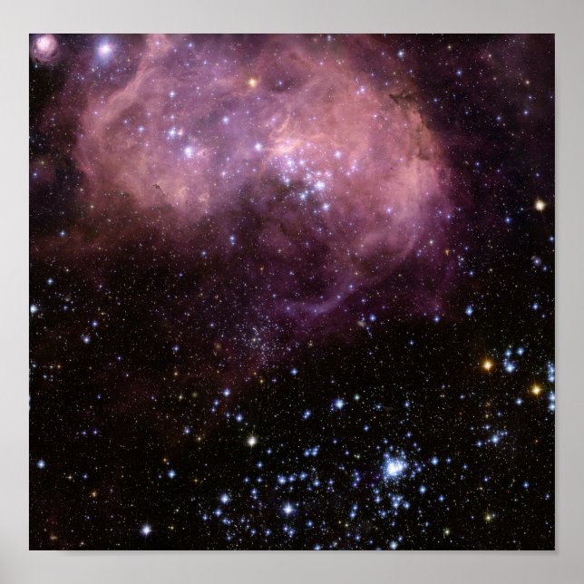 Infraröd Magellanic Cloud Space Poster (Framsidan)