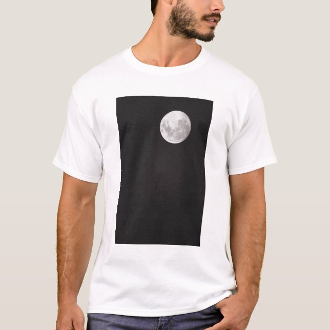 Infraröd måne. tee shirt (Framsida)