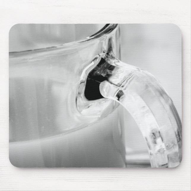 Infraröd, svart och vit, kopp, glas, kaffe, musmatta (Framsidan)