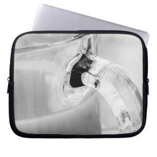Infraröd, Svart & Vitt, kopp, glas, kaffe, Laptop Sleeve