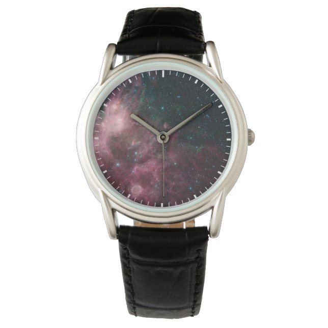 Infraröd vy som visar stjärnors födelse och död armbandsur (Framsida)