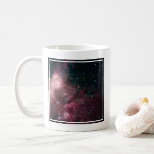 Infraröd vy som visar stjärnors födelse och död kaffemugg