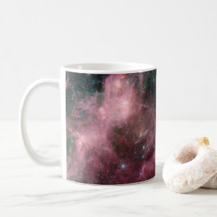 Infraröd vy som visar stjärnors födelse och död kaffemugg