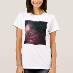 Infraröd vy som visar stjärnors födelse och död t shirt