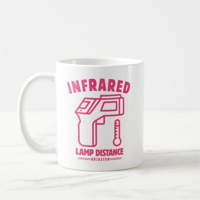 Infrarödlampans avstånd kaffemugg (Vänster)