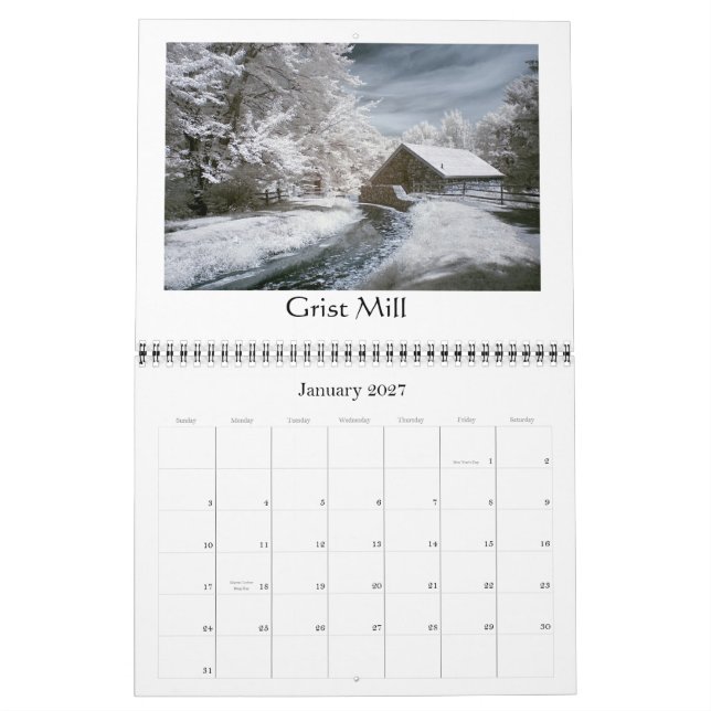 Infrarött - 2013 kalender (Jan 2027)