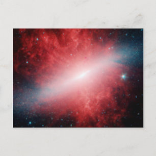 Infrarött Spitzer teleskop för galax M82 Vykort