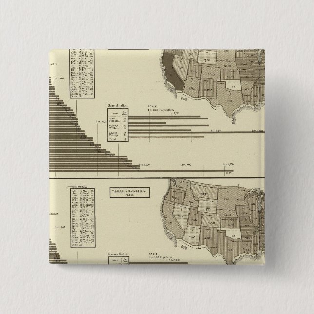 Infrisk, isotopisk, Blind statistiskt karta Knapp (Framsida)