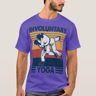 Infrivilligt Yoga Funny Jiu Jitsu Älskare T Shirt
