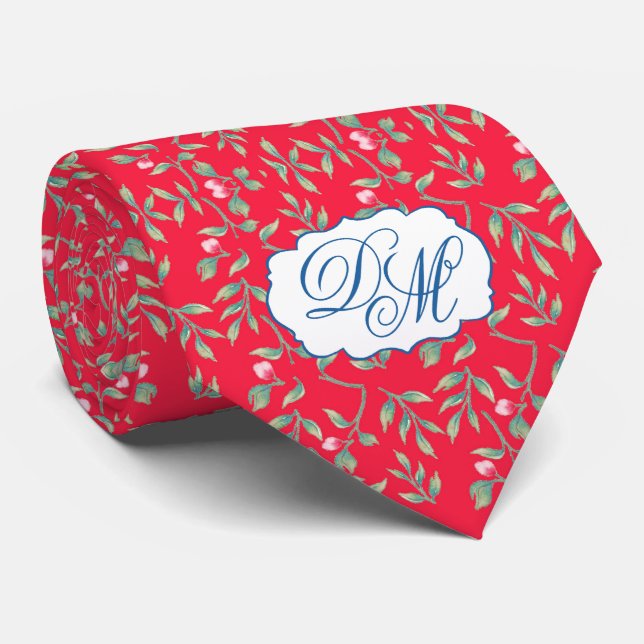 InfrRED Tang Bröllop Keepsaki Neck Tie Slips (Rullad)