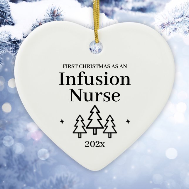 Infusionssjuksköterska Första jul Ornament (Infusion Nurse First Christmas Ornament
)