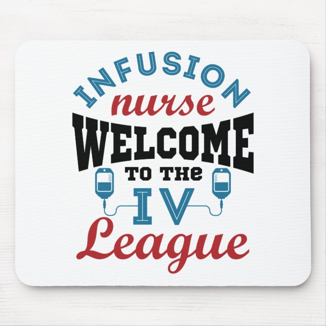 Infusionssjuksköterska Välkommen till I.V. League Musmatta (Framsidan)