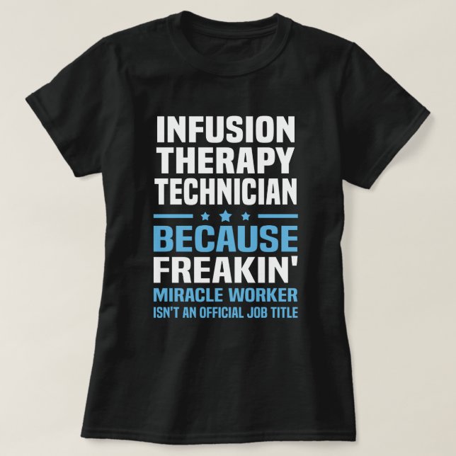 Infusionstekniker T Shirt (Design framsida)