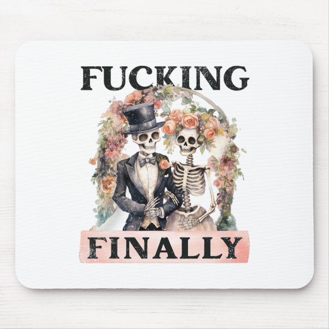 Ing Slutligen Bridesmaid Skeleton Bride Groom Hall Musmatta (Framsidan)
