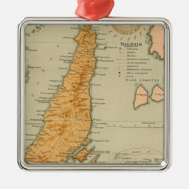 Inga 22 Cebu Julgransprydnad Metall (Framsidan)