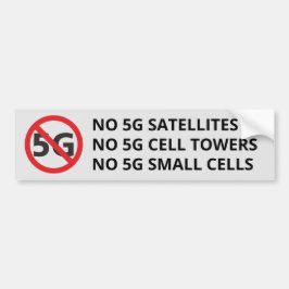 Inga 5G-satelliter, Cell Torn eller Small Cells Bildekal