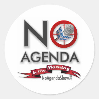 Inga Agenda Stickers Runt Klistermärke