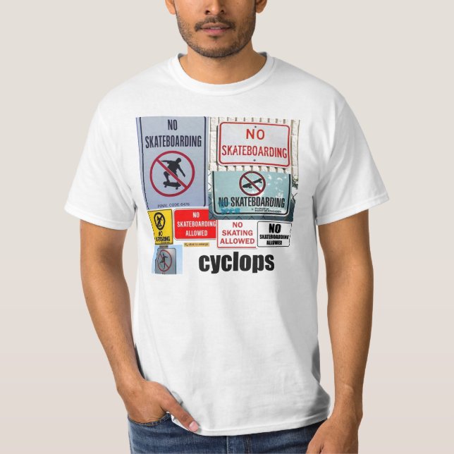 inga åka skridskor cyclops t-shirt (Framsida)
