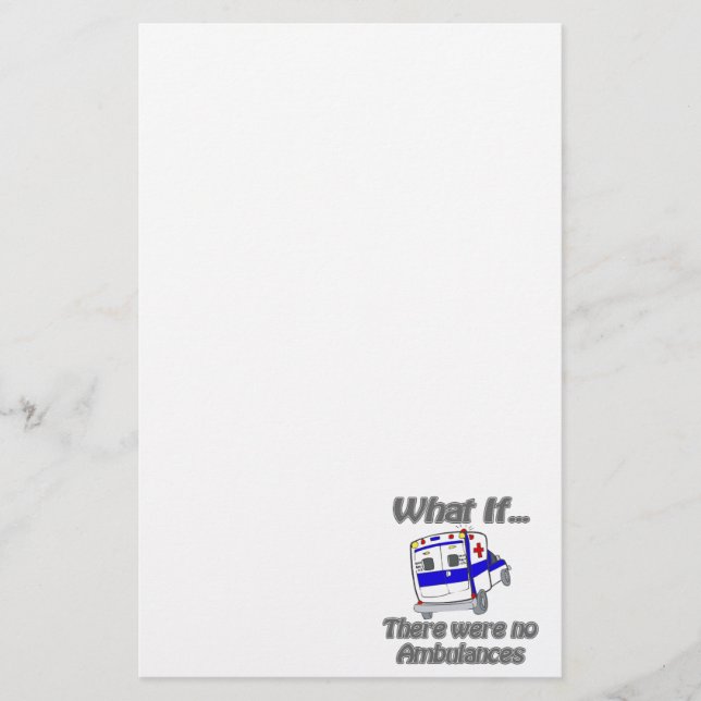 Inga ambulanser brevpapper (Framsida)