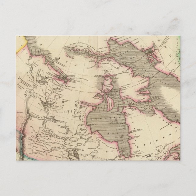 Inga amerikanska brittiska besittningar vykort (Framsida)