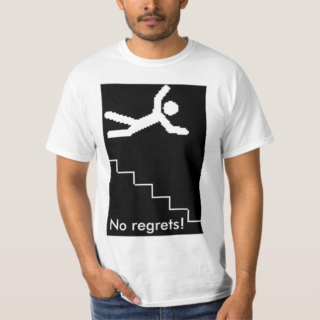 Inga ånger! t shirt (Framsida)