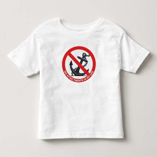 Inga anknytningar i mitt liv t shirt (Framsida)