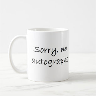Inga autografier kaffemugg