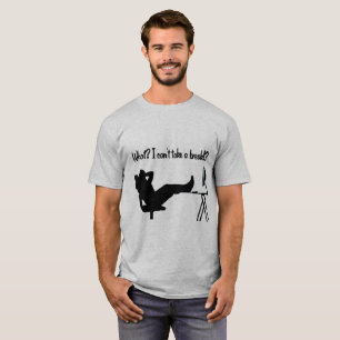 Inga avbrott tee shirt