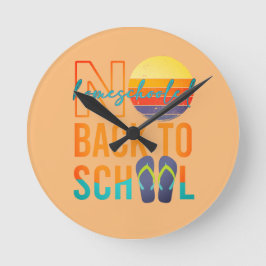 Inga back to school - hemsökta rund klocka