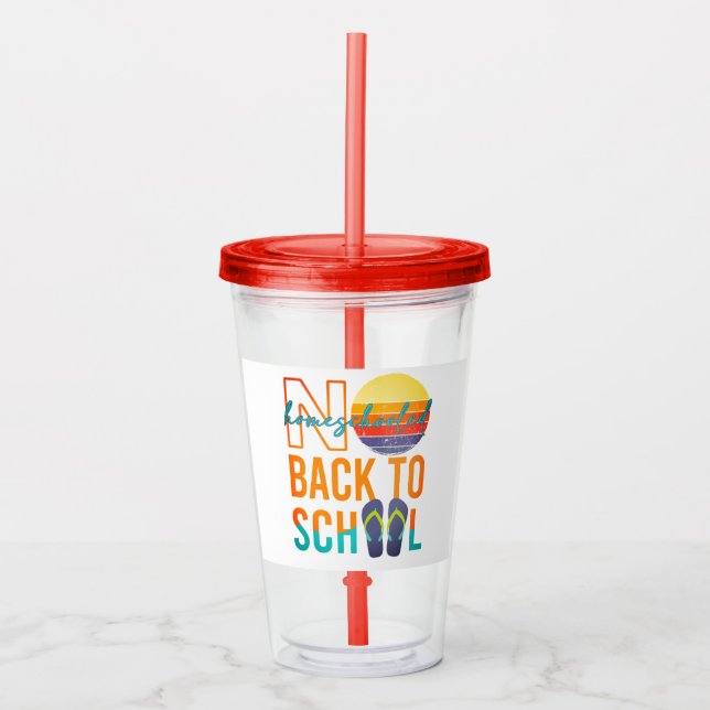 Inga back to school - hemsökta take away mugg (Framsida)