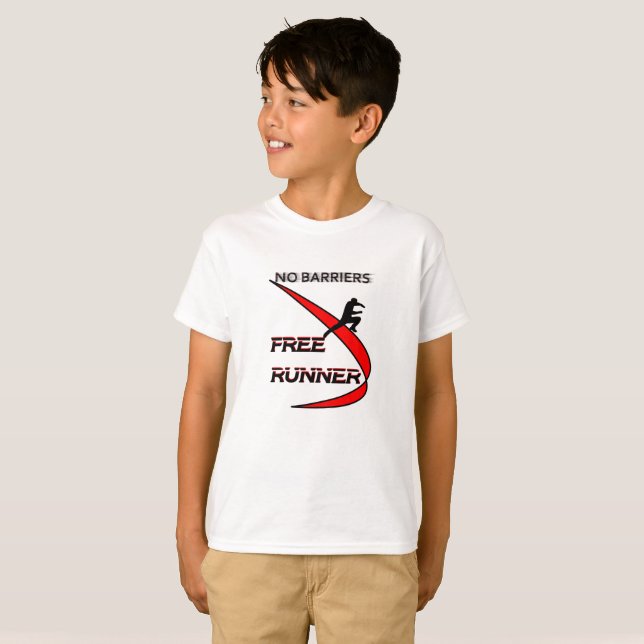inga barriärer frigör springerutslagsplatsen t-shirt (Hel framsida)