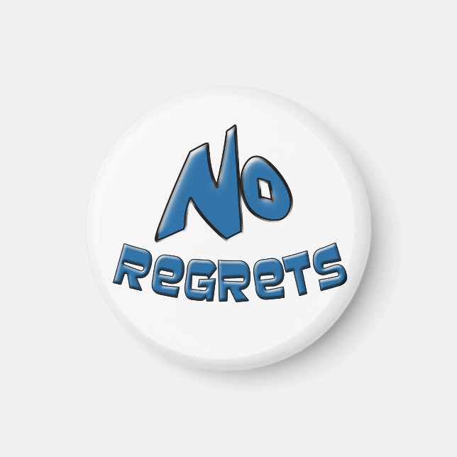 Inga beklagar magnet (Framsidan)