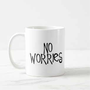 inga bekymmer kaffemugg