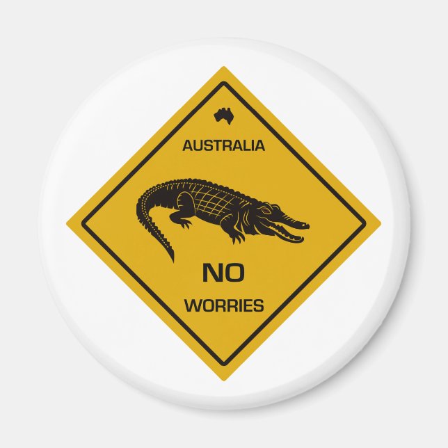 Inga bekymmer magnet (Framsidan)