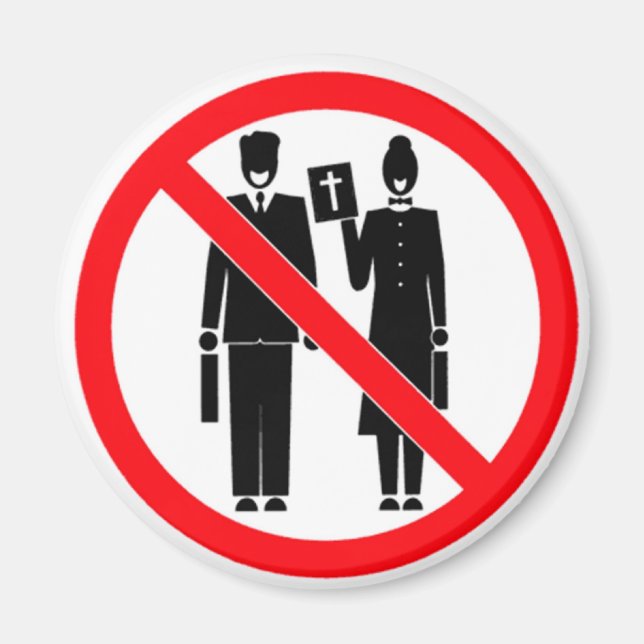 Inga bibelstötfångare magnet (Framsidan)