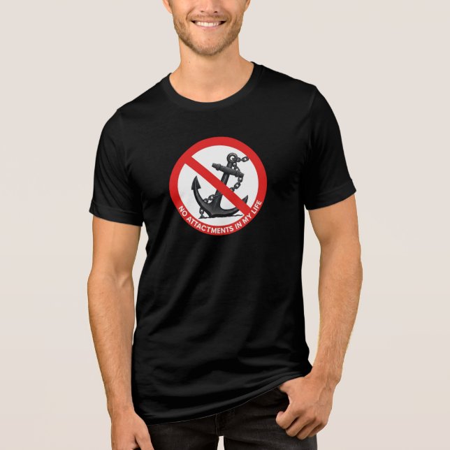 Inga bilagor i mitt liv t shirt (Framsida)