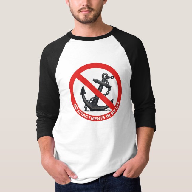 Inga bilagor i mitt liv t shirt (Framsida)