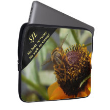 "Inga bin, Neoprenelaptop sleeve för ingen honung"