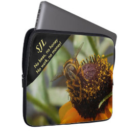 "Inga bin, Neoprenelaptop sleeve för ingen honung"