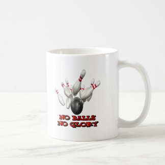 Inga bollar ingen härlighetbowling kaffemugg