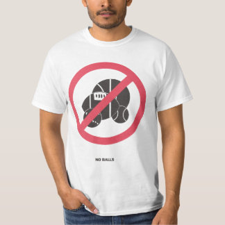 Inga bollar tee shirt