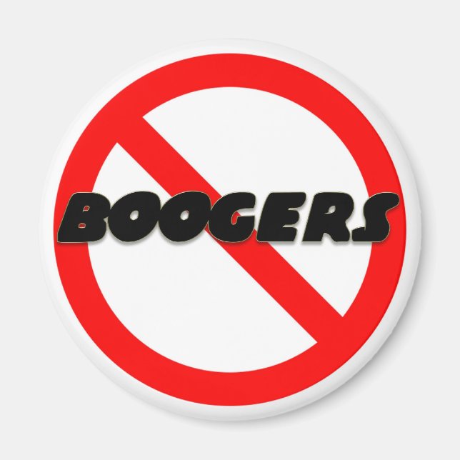 Inga Boogers Magnet (Framsidan)