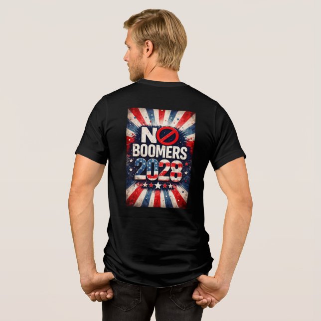 Inga Boomers 2028 - Män T Shirt (Baksida Full)
