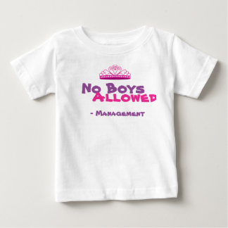 Inga boys tillåts frakt tee shirt
