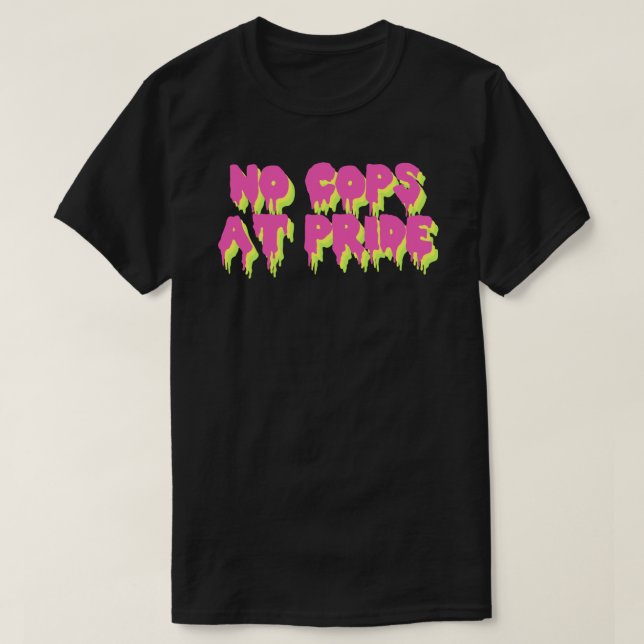 Inga butiker på Pridet - LGBTQ-kravmärke T Shirt (Design framsida)